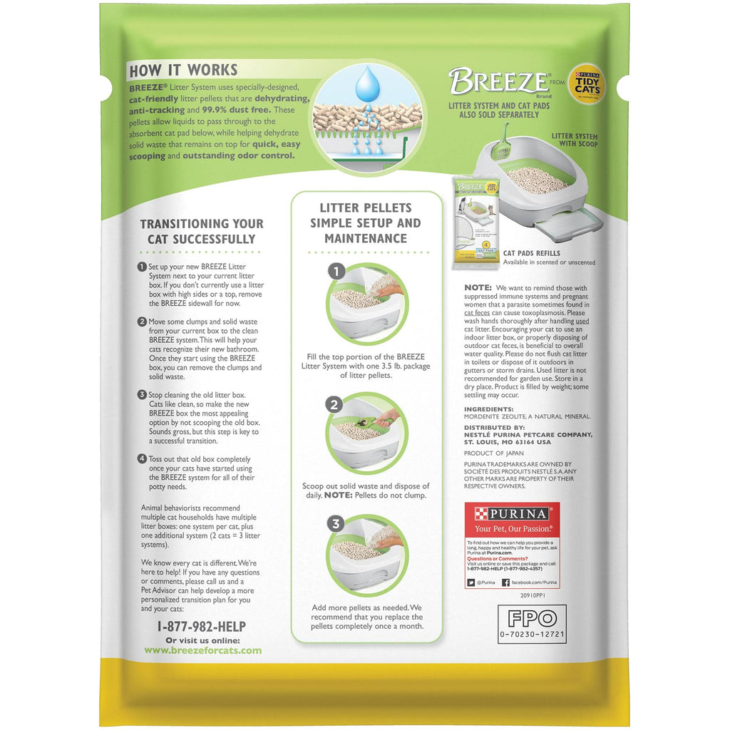 Cat Litter Pellets Refill, 3.5 lbs., Case of 6 L834