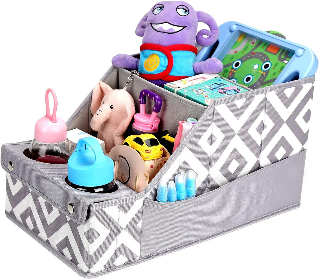 Collapsible Car Organizer with Movable Dividers Pack of 2 K18865