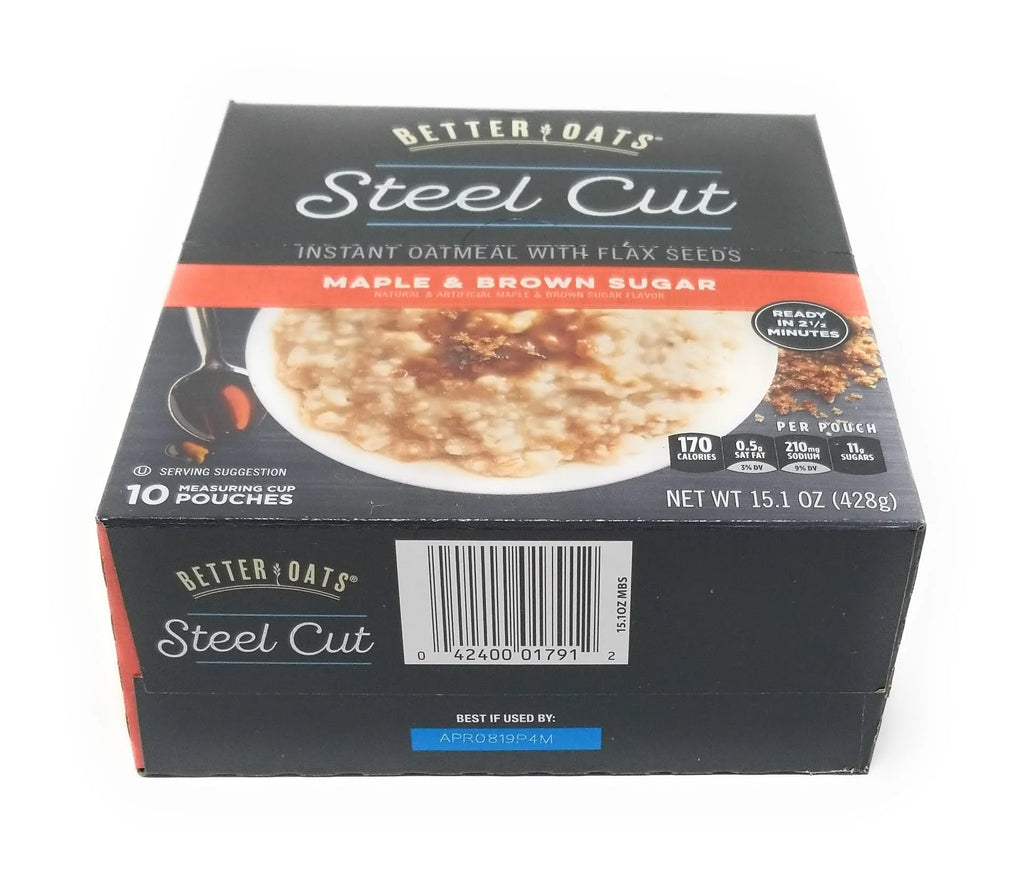 Steel Cut Maple Brown Sugar Oats 2 Pack 15.1 Ounce G154