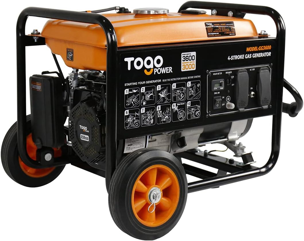 Portable 1000W Gasoline Powered Generator C96720