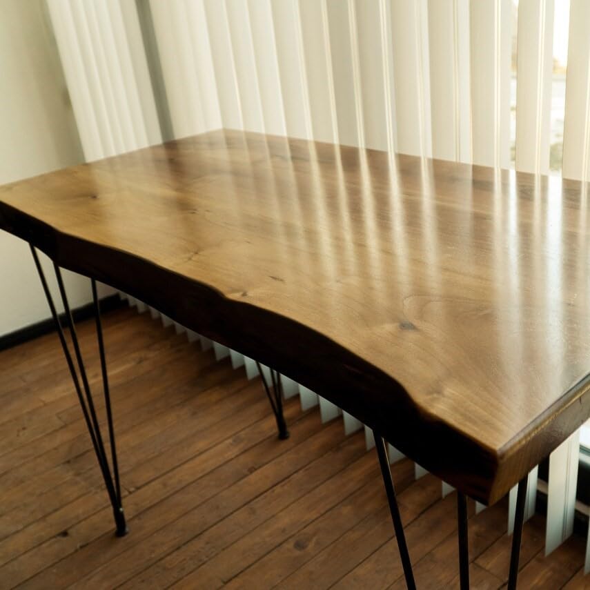 30" x 60" Walnut Wooden Table E71224