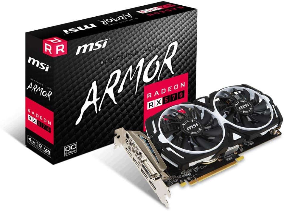 4GB GDRR5 Radeon Rx 570 Graphics Card U2539