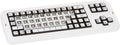 Color Coded US Computer Keyboard with White Lettering R275