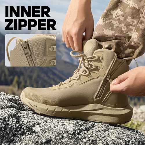 Tactical Hiking Boot Lightweight Cushion Sole 8 Inches F353