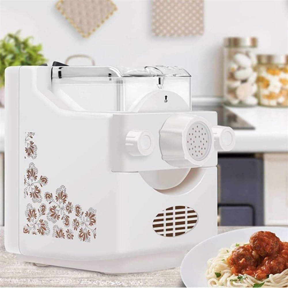 Electric Pasta Maker Machine, 180W Pasta Extruder Noodle Rolling Machine Fully Automatic K570938