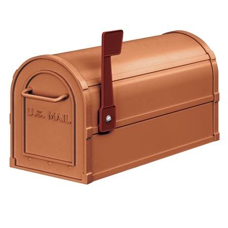 Antique Bronze Rural Mailbox C793