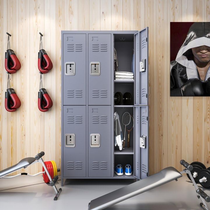 9 Door Steel Storage Locker (Black) A3133