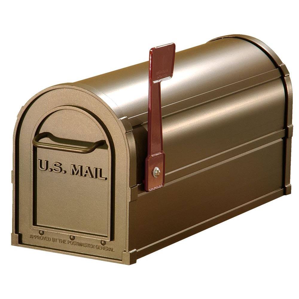 Antique Bronze Rural Mailbox C793
