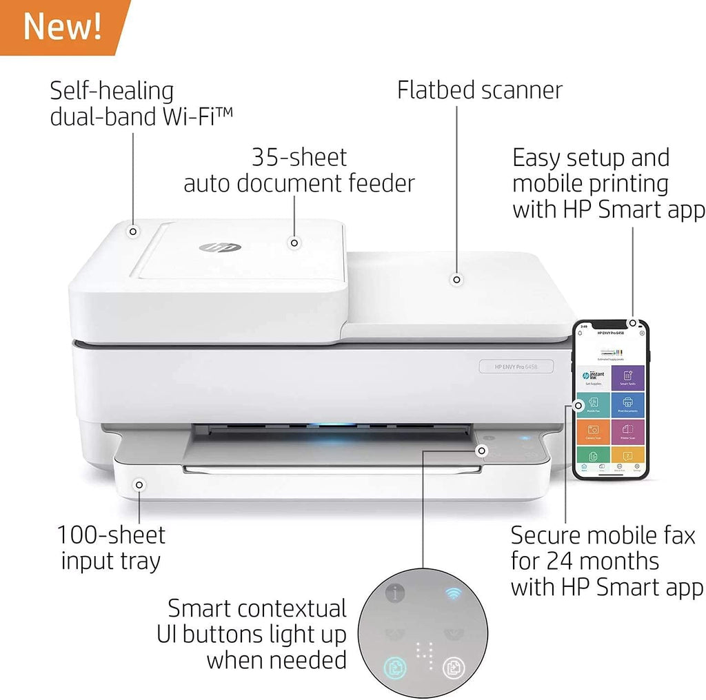 Wireless All-in-One Printer with Scanning, Copying, Fax, Double-Sided Printing K84759