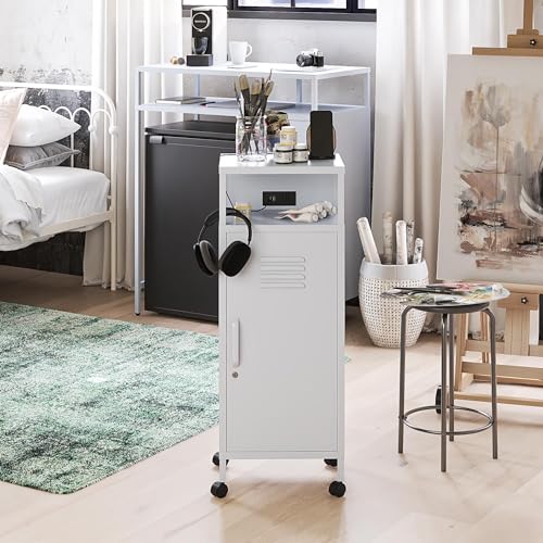 Hunter Green Metal Mobile Storage Cart C3582