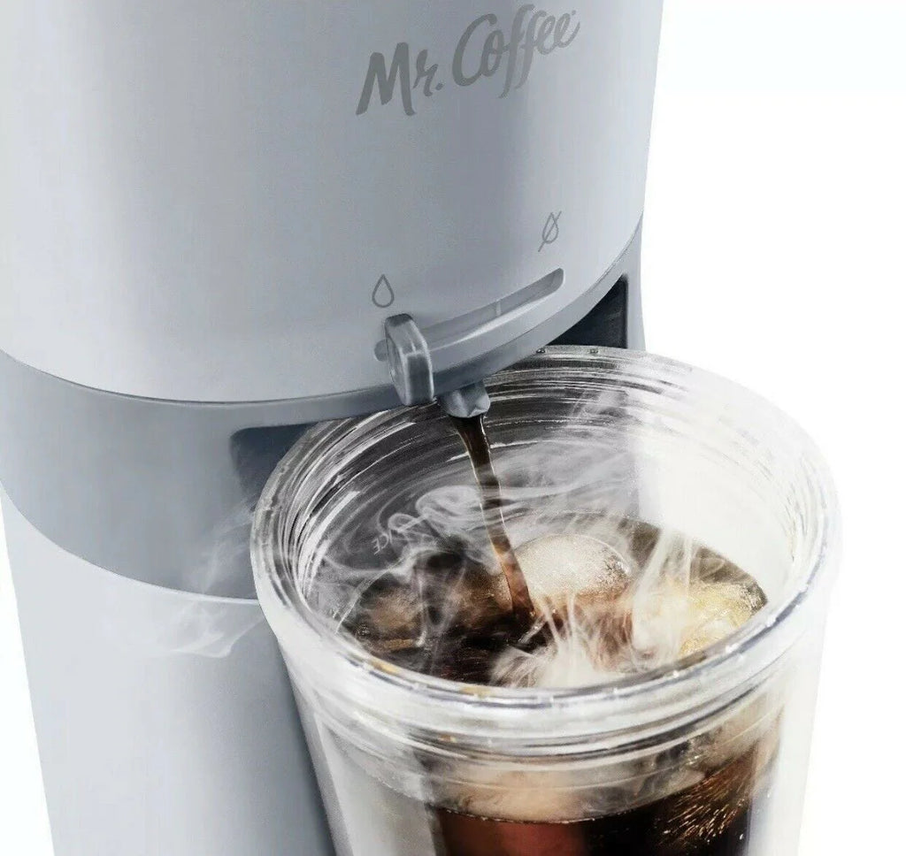 Iced Coffee Maker with Reusable Tumbler and Coffee Filter A2018