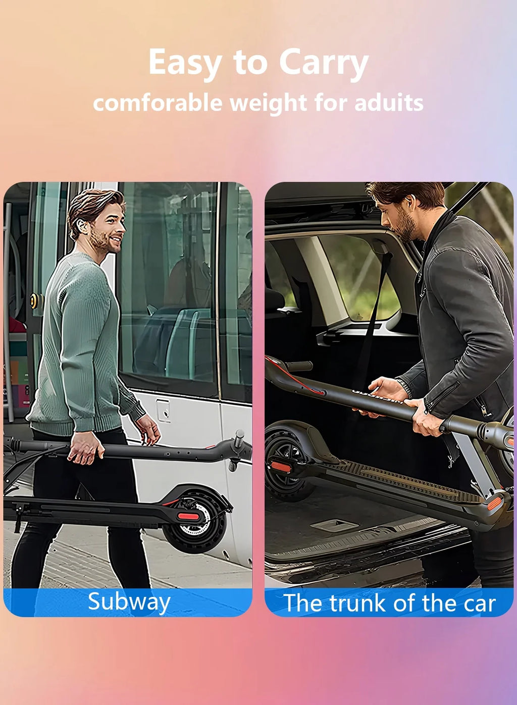 500W 10.4 Ah Folding Electric Scooter O185