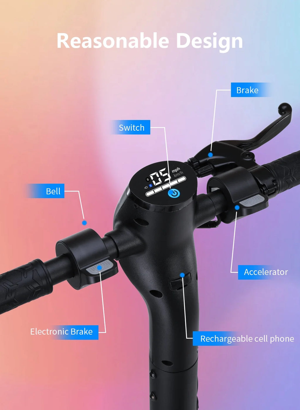 500W 10.4 Ah Folding Electric Scooter O185