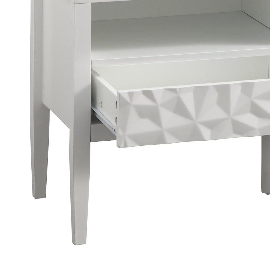 White TV Stand N3978