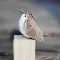 Golden-crowned Kinglet Figure Carving Hand-Made Decoration Miniature H8906