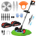 Cordless String Trimmer with 3 Cutting Blades W5452