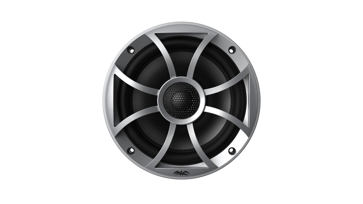 Marine AM/FM/BT Stereo with 2 Pair 6.5" RGB Marine Coaxial Speakers H1862