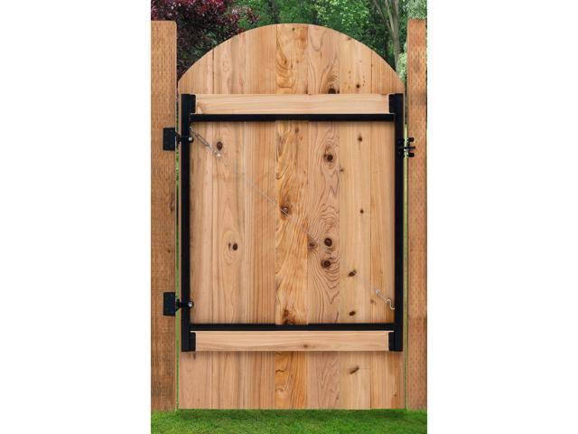 Steel Frame Gate Building Kit, 60x22-96 inch Wide Opening (2 Pack) Z78050