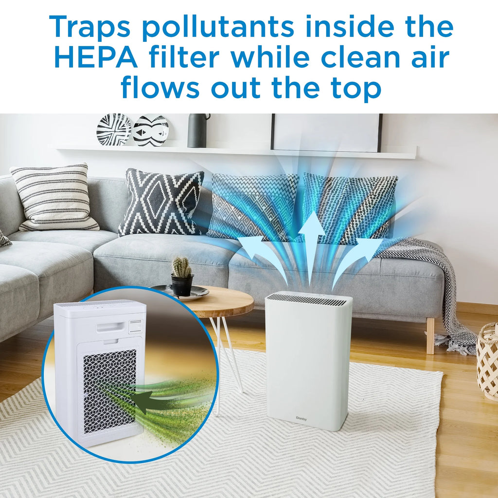 White True HEPA Air Purifier M891675