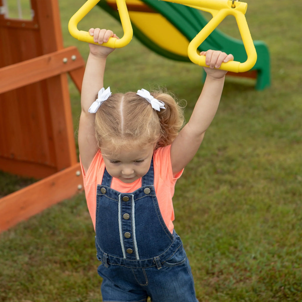 Cedar Wooden Swing Set X57585