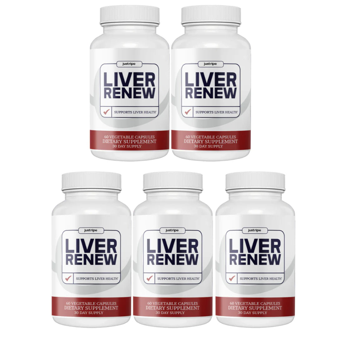 Liver Health Support Supplement 5 Bottles J798878