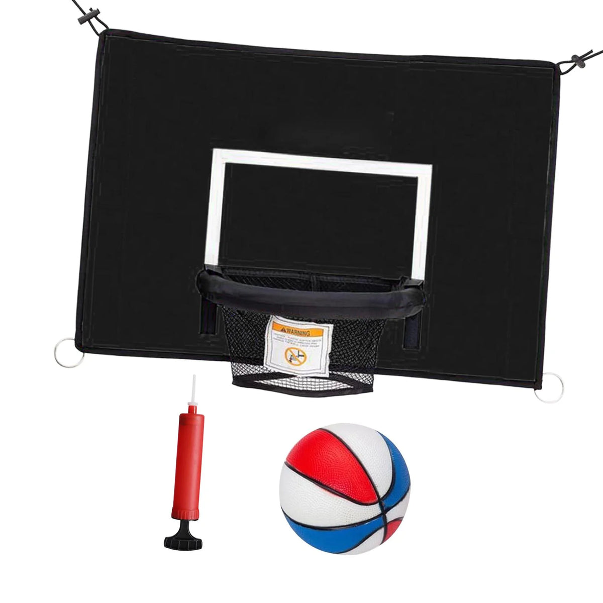 Basketball Hoop for Trampoline Basketball Frame Lightweight Backboard Sturdy for 69cm Colored Ball R578170