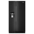 36 in. 25 cu. ft. Side-by-Side Refrigerator in Black V4083
