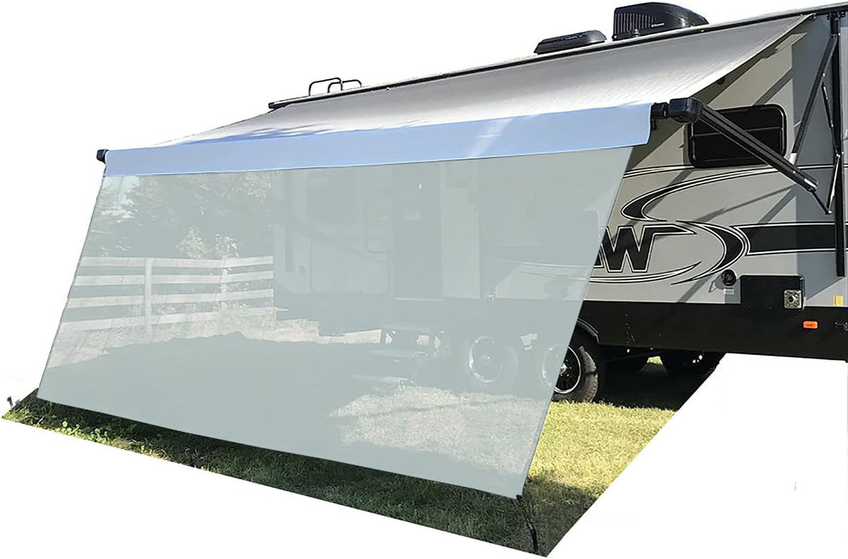 Brown Mesh Sun Shade 6'X13'3'' Canopy M28380