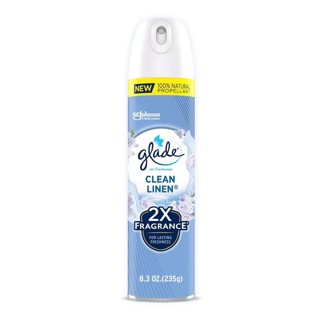 Clean Linen Room Air Freshener Spray, 8.3 Oz (Pack of 24) B610