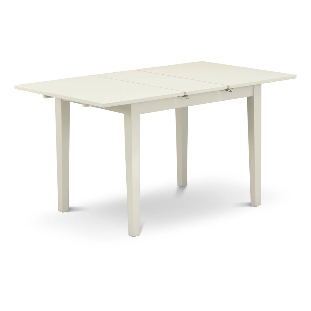 5-Piece Wood Dinette Set with 4 Chairs and Butterfly Leaf Table V445182