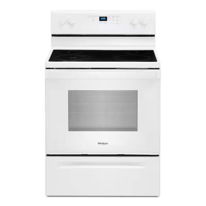 4-Burner Electric Range in White with Storage Drawer G7185