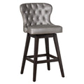 Charcoal Swivel Bar Height Stool Z50798