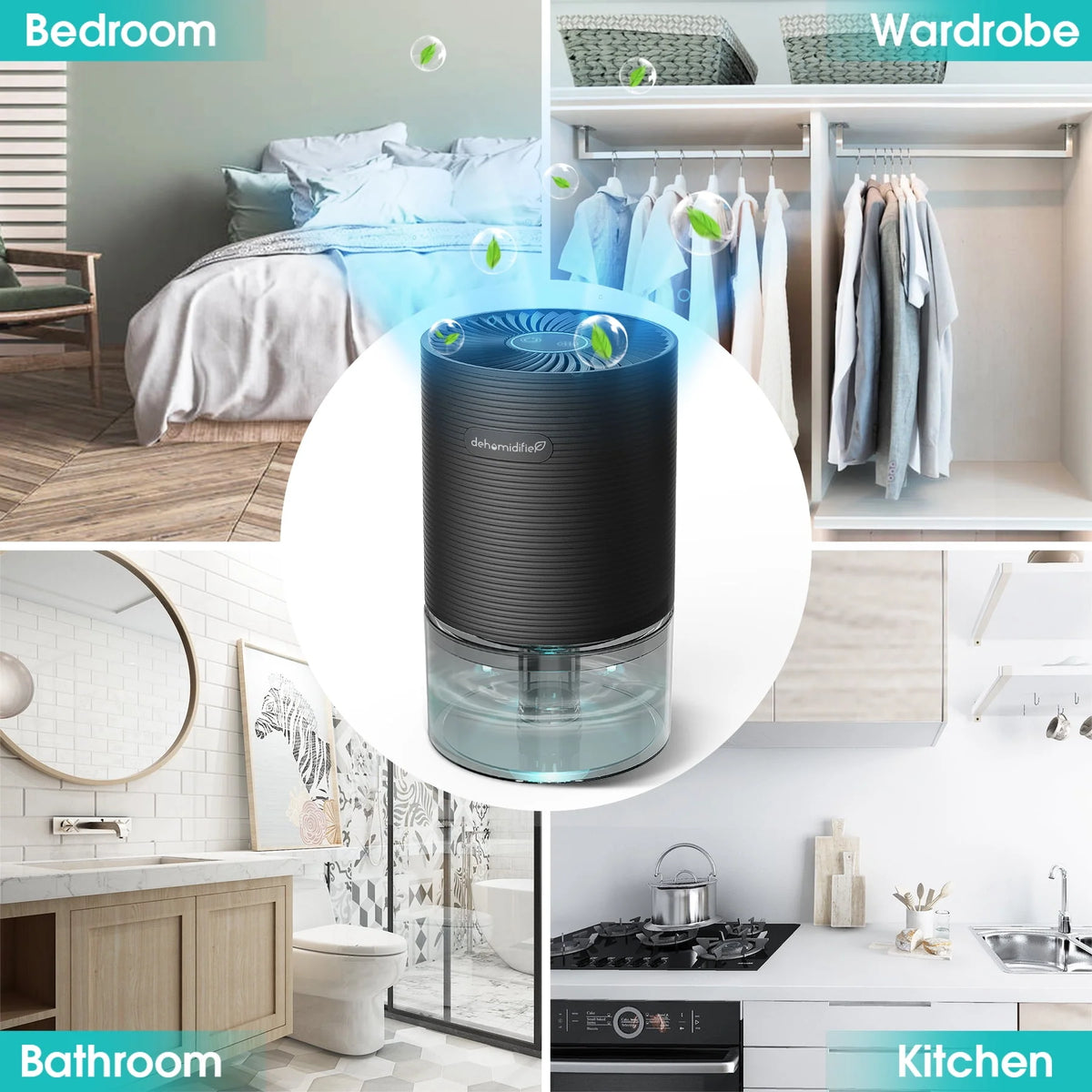 700ml Small Dehumidifiers with LED Light Z557371