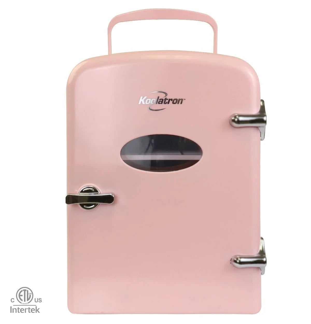 6 Can AC/DC Mini Fridge Cooler, Pink T27608