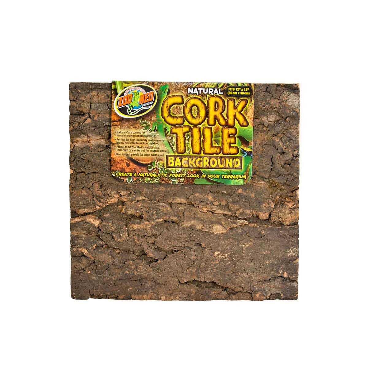 Natural Cork Tile Background E90112