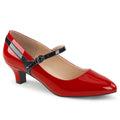 Red Black Mary Jane Pump M20083