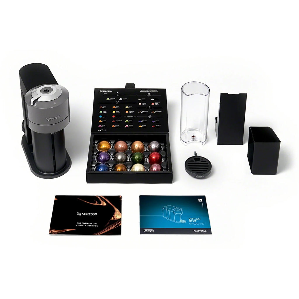 Chrome Coffee and Espresso Maker with Black Milk Frother U8527