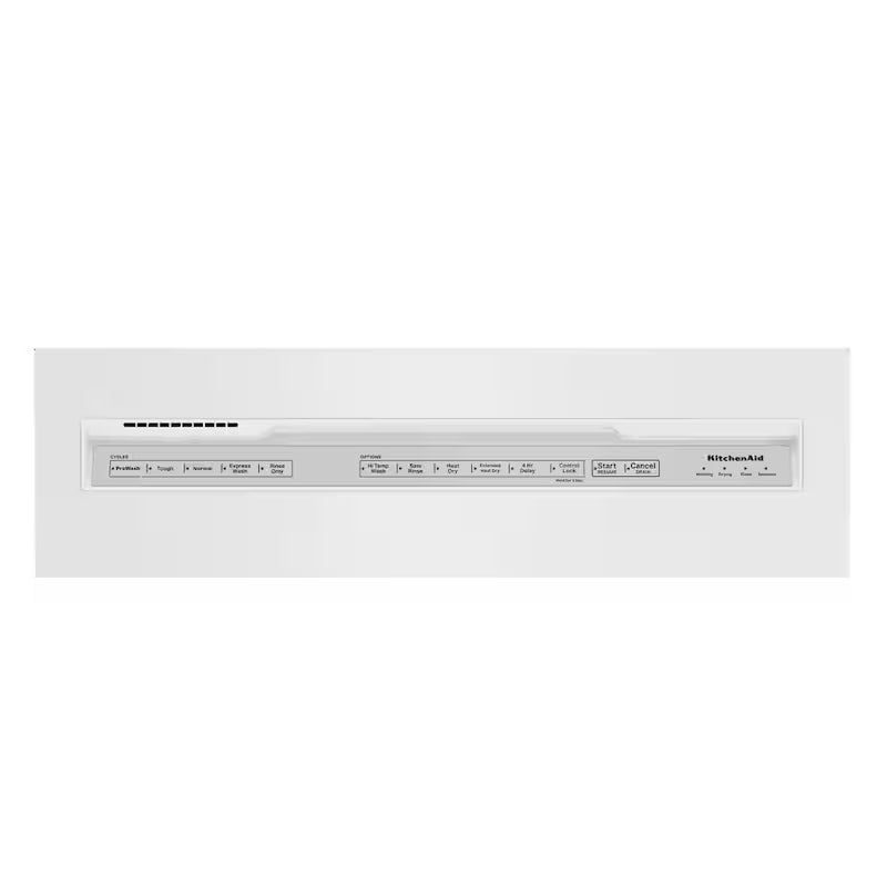 White Front Control Tall Tub Dishwasher with Third Level Rack Q1830