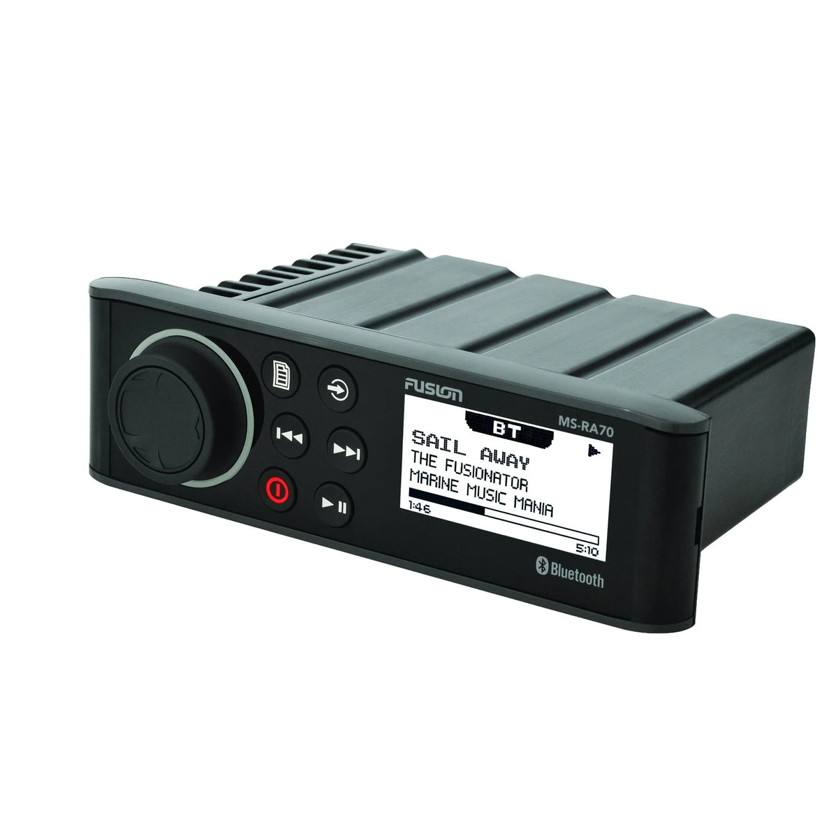Marine AM/FM/BT Stereo with 2 Pair 6.5" RGB Marine Coaxial Speakers H1862