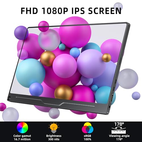 15.6" IPS HDR 1920X1080 FHD Portable Monitor R537539