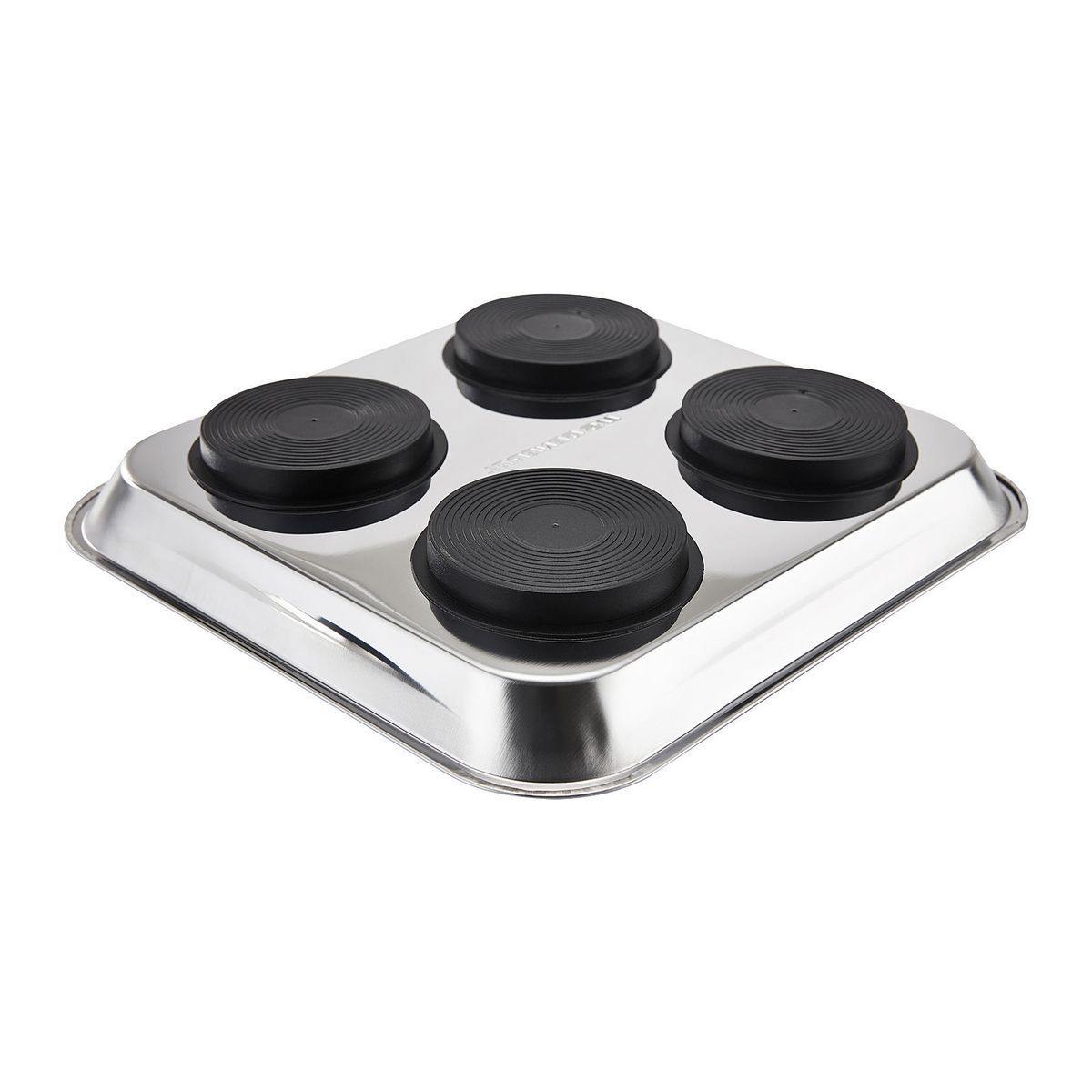 10-1/2 in. x 11-1/2 in. Magnetic Stainless Steel Parts Tray B2865