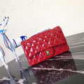 Patent Leather Flap Bag W211