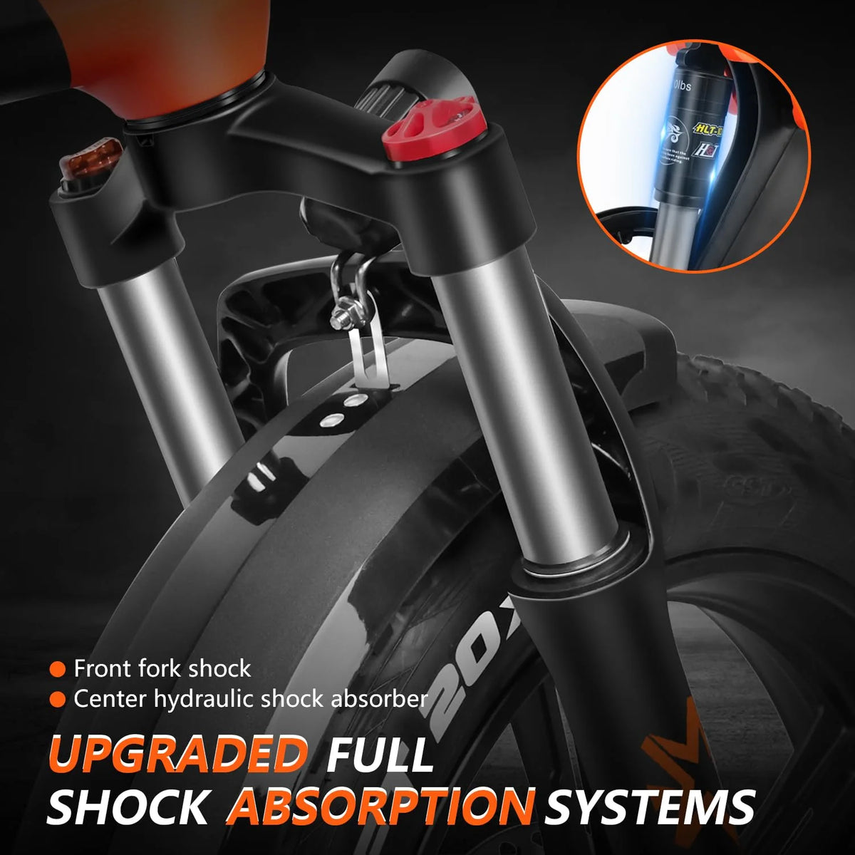 Foldable Electric Bike 52V 15AH Removable Battery Full Suspension N49332