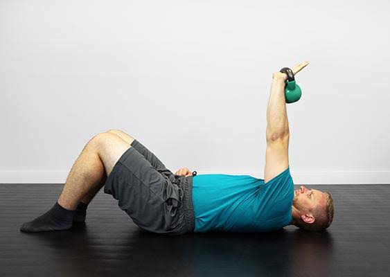 Vinyl Coated Kettlebell 25 lbs Silver M463958