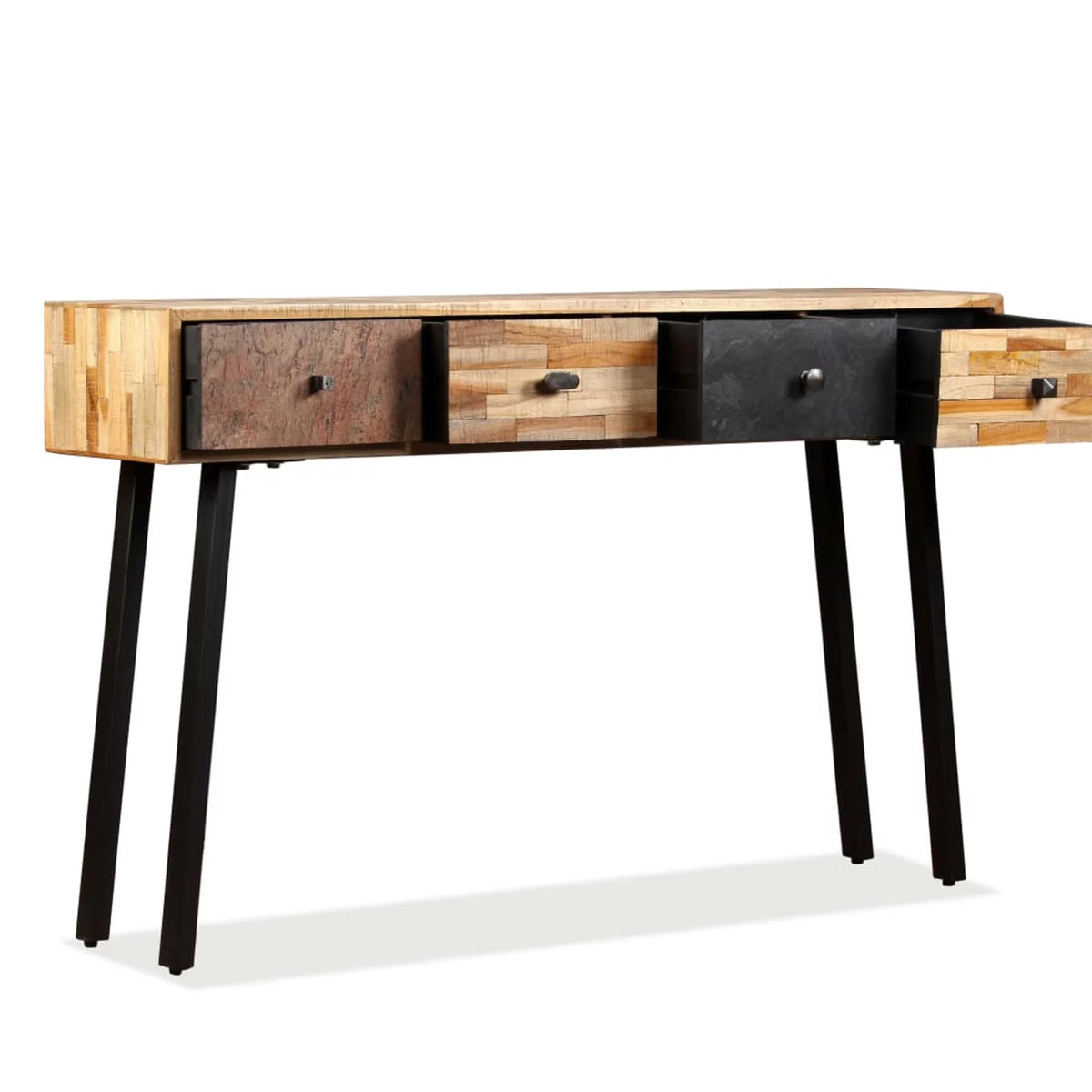Solid Reclaimed Teak Console Table W418