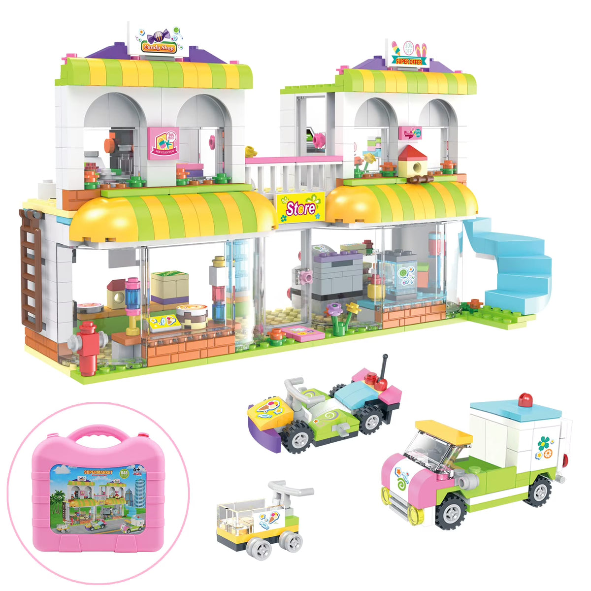 STEM Building Set Toy (648 Pieces) Y742832