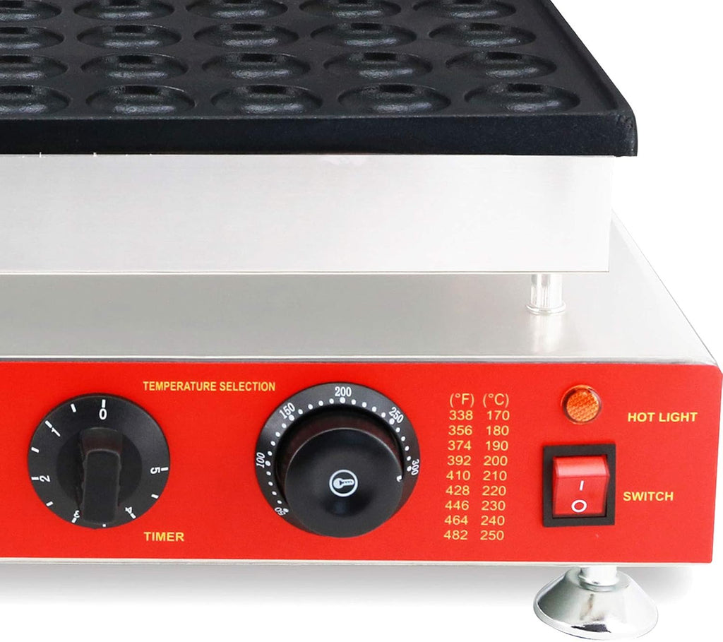 110V Commercial Muffin Machine, 100 Hole Nonstick Stainless Steel Pancake Maker G45906