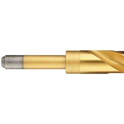 Reduced Shank Drill Bit, 1 in, 118°, Cobalt, Tin X502
