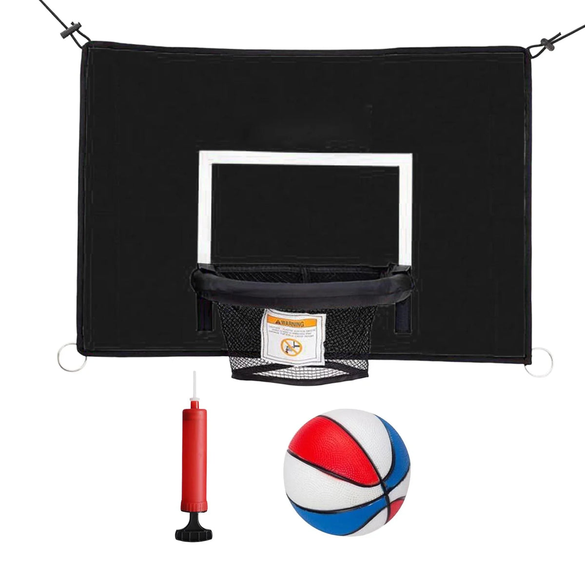 Basketball Hoop for Trampoline Basketball Frame Lightweight Backboard Sturdy for 69cm Colored Ball R578170