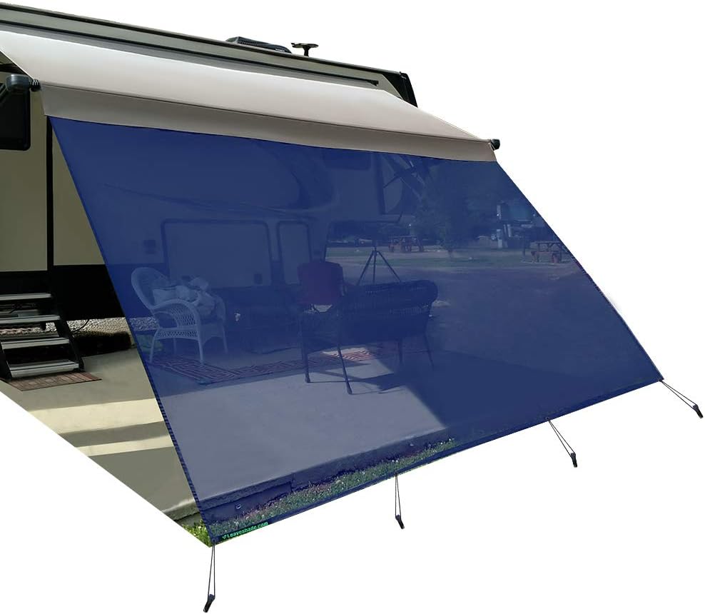 Brown Mesh Sun Shade 6'X13'3'' Canopy M28380